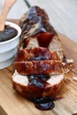 Pork Roast with Plum Glaze