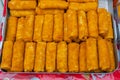 Pork rolls for sale, Kolkata, India