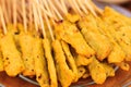 Pork satay grill Royalty Free Stock Photo