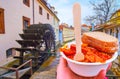 Traditional street food in Prague, Czech Republic Royalty Free Stock Photo