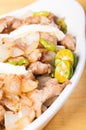 Pork sisig a popular delicacy in the philippines Royalty Free Stock Photo