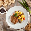 Pork Steak with Potato Royalty Free Stock Photo