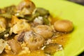 Pork stew with mushrooms