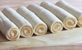 Porky ear cookie rolls Royalty Free Stock Photo
