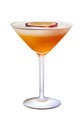 Porn star Martini in Vector Royalty Free Stock Photo