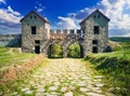 Porolissum, Romania - Ancient roman castrum in Dacia Porolissensis Province Royalty Free Stock Photo