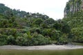 Pororai River near Punakaiki on West Coast, New Zealand Royalty Free Stock Photo