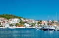 POROS, GREECE - JUNE 12, 2016: beautiful view of the wonderful p