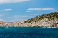 POROS, GREECE - JUNE 08, 2016: a beautiful view of the wonderful