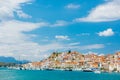 POROS, GREECE - JUNE 08, 2016: a beautiful view of the wonderful