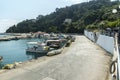 Poros Harbour , Elios Proni, Kefelonia. Royalty Free Stock Photo