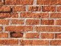 Porous bricks wall full framed format Royalty Free Stock Photo