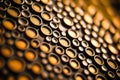 porous bronze metal surfaceabstract background Generative AI Royalty Free Stock Photo