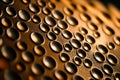 porous bronze metal surfaceabstract background Generative AI Royalty Free Stock Photo