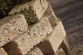 Porous stone bricks