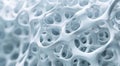 Porous surface. An intricate abstract 3D honeycomb structure showcasing complex organic patterns and modern design