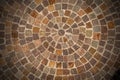 Porphyry stone floor called Sanpietrini or Sampietrini Royalty Free Stock Photo