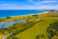 Porpoise bay at Caitlins region of New Zealand