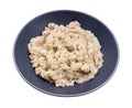 Porridge from crushed pot barley groats isolated Royalty Free Stock Photo