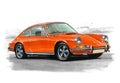 Porsche 911 Royalty Free Stock Photo