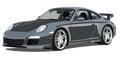 Porsche 911 carrera, front view Royalty Free Stock Photo