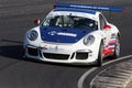 Porsche 911 in action on circuit zandvoort Royalty Free Stock Photo