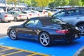 Porsche car at the Disabled Parking.