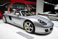 Porsche Carrera GT sports car at the Paris Motor Show. France - October 3, 2018