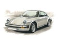 Porsche 911 Carrera Royalty Free Stock Photo