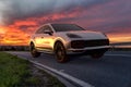 Porsche Cayenne Coupe Royalty Free Stock Photo