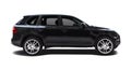 Porsche Cayenne side view Royalty Free Stock Photo