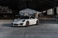 Orsche 911 gt3 in warehouse Royalty Free Stock Photo