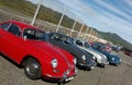 Several Porsche vintage cars