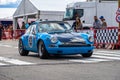 Porsche 911 in montjuic spirit Barcelona circuit car show