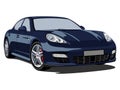 Porsche panamera Royalty Free Stock Photo