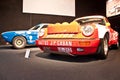 Porsche racing car on display