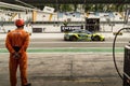 Porsche 911 RSR in the paddocks of Monza