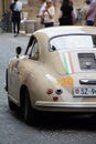 PORSCHE 356 S 1500 GS CARRERA 1956 on an old racing car in rally Mille Miglia 2023 Royalty Free Stock Photo