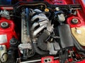 Porsche 944 in red engine bay