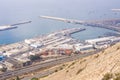 Port of Agadir seen from above, Morocco Royalty Free Stock Photo