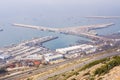 Port of Agadir seen from above, Morocco Royalty Free Stock Photo