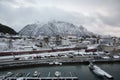 Port of Andalsnes, Norway in Winter Royalty Free Stock Photo