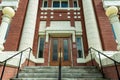 The Front Entrance to the Clallam County Courthouse in Port Angeles, Washington, USA Royalty Free Stock Photo