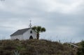 PORT ARANSAS, TX - 22 FEB 2020: Chapel on the Dunes on a cloudy day