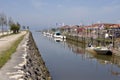 Port of  Audenge in France Royalty Free Stock Photo