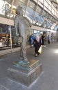 Port Authority Bus Terminal (PABT), statue of Jackie Gleason as Bus Driver Ralph Kramden