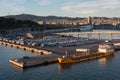 The port of Barcelona has a great contemporary commercial importance