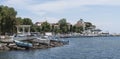 Port for boats in Pomorie Bulgaria