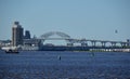 Port and Bridge at Lake Superior in Duluth, Minnesota Royalty Free Stock Photo