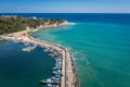 Port in Byala town, Bulgaria Royalty Free Stock Photo